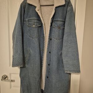 OAK + FORT Sherpa Lined Jacket